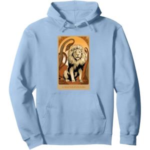 imageWicked For Good A Very Nervous Lion Pullover HoodieDusty Blue