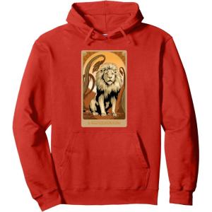 imageWicked For Good A Very Nervous Lion Pullover HoodieRed