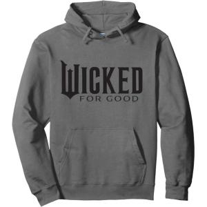 imageWicked For Good Black Minimalist Logo Pullover HoodieAsphalt Grey
