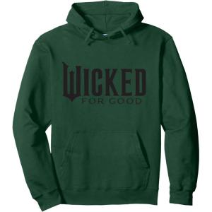 imageWicked For Good Black Minimalist Logo Pullover HoodieDark Green