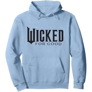 imageWicked For Good Black Minimalist Logo Pullover HoodieDusty Blue