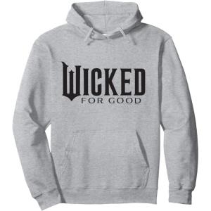 imageWicked For Good Black Minimalist Logo Pullover HoodieHeather Grey