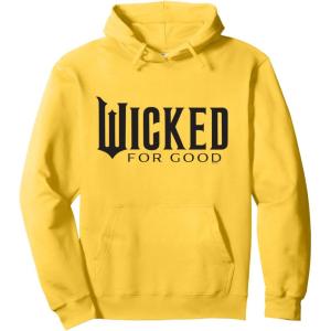 imageWicked For Good Black Minimalist Logo Pullover HoodieLemon Yellow