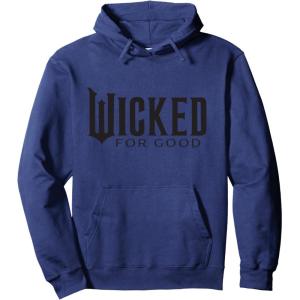 imageWicked For Good Black Minimalist Logo Pullover HoodieNavy Blue