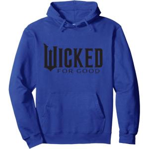imageWicked For Good Black Minimalist Logo Pullover HoodieRoyal Blue
