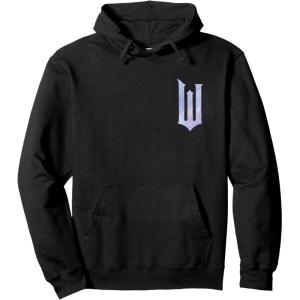 imageWicked For Good Bubble Shimmer Logo Front And Back Pullover HoodieBlack