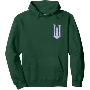 imageWicked For Good Bubble Shimmer Logo Front And Back Pullover HoodieDark Green