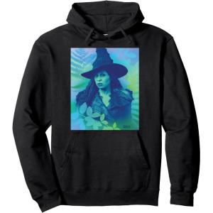 imageWicked For Good Elphaba Close Up Florals Pullover HoodieBlack