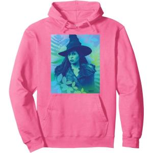 imageWicked For Good Elphaba Close Up Florals Pullover HoodieBright Pink