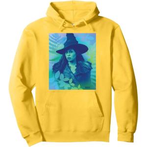 imageWicked For Good Elphaba Close Up Florals Pullover HoodieLemon Yellow