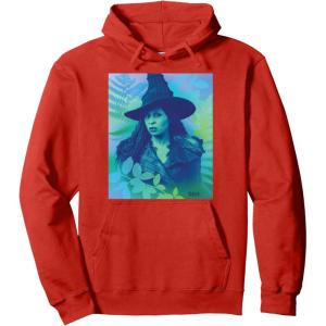 imageWicked For Good Elphaba Close Up Florals Pullover HoodieRed