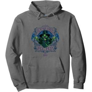 imageWicked For Good Elphaba Youre Free Fly Pullover HoodieAsphalt Grey