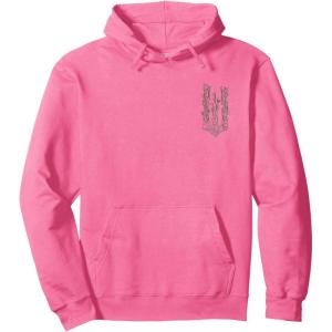 imageWicked For Good Enchanted Forest Front And Back Pullover HoodieBright Pink