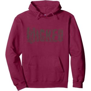 imageWicked For Good Enchanted Forest Logo Pullover HoodieBurgundy
