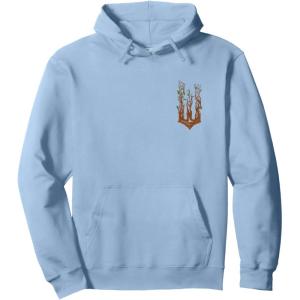 imageWicked For Good Forest Logo Front And Back Pullover HoodieDusty Blue