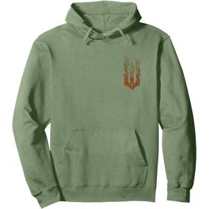imageWicked For Good Forest Logo Front And Back Pullover HoodieSage Green