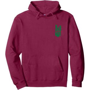imageWicked For Good Fractured Green Logo Pullover HoodieBurgundy