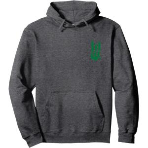 imageWicked For Good Fractured Green Logo Pullover HoodieDark Heather Grey