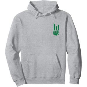 imageWicked For Good Fractured Green Logo Pullover HoodieHeather Grey
