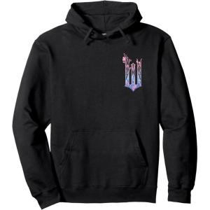 imageWicked For Good Glinda Elegant Logo Front And Back Pullover HoodieBlack
