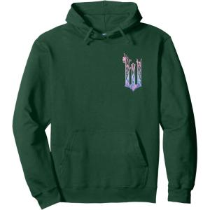 imageWicked For Good Glinda Elegant Logo Front And Back Pullover HoodieDark Green