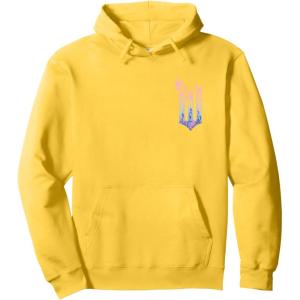 imageWicked For Good Glinda Elegant Logo Front And Back Pullover HoodieLemon Yellow