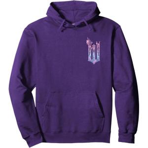 imageWicked For Good Glinda Elegant Logo Front And Back Pullover HoodiePurple
