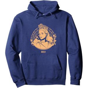 imageWicked For Good Glinda Golden Glow Pullover HoodieNavy Blue
