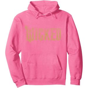 imageWicked For Good Gold Glam Logo Pullover HoodieBright Pink