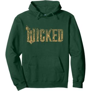 imageWicked For Good Gold Glam Logo Pullover HoodieDark Green