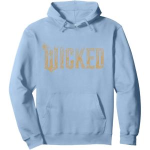 imageWicked For Good Gold Glam Logo Pullover HoodieDusty Blue