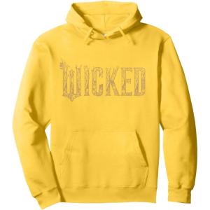 imageWicked For Good Gold Glam Logo Pullover HoodieLemon Yellow