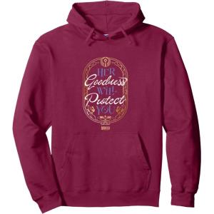 imageWicked For Good Her Goodness Will Protect You Pullover HoodieBurgundy
