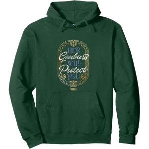 imageWicked For Good Her Goodness Will Protect You Pullover HoodieDark Green