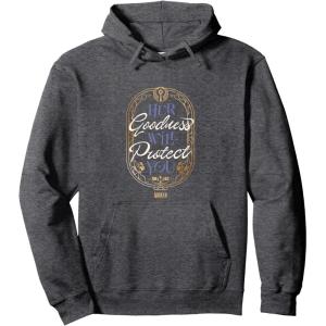 imageWicked For Good Her Goodness Will Protect You Pullover HoodieDark Heather Grey
