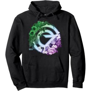 imageWicked For Good Oz Logo Floral and Vine Pullover HoodieBlack