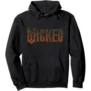 imageWicked For Good Ozian Forest Textured Logo Pullover HoodieBlack