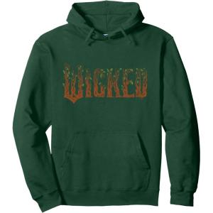 imageWicked For Good Ozian Forest Textured Logo Pullover HoodieDark Green