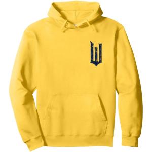 imageWicked For Good Ozian Pattern Logo Front And Back Pullover HoodieLemon Yellow