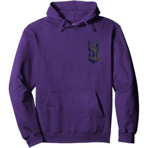 imageWicked For Good Ozian Pattern Logo Front And Back Pullover HoodiePurple