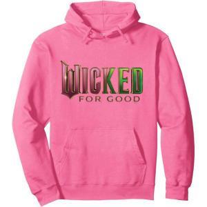 imageWicked For Good Pink To Green Logo Pullover HoodieBright Pink