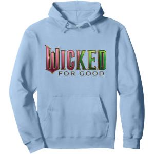 imageWicked For Good Pink To Green Logo Pullover HoodieDusty Blue
