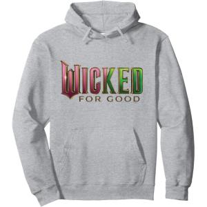 imageWicked For Good Pink To Green Logo Pullover HoodieHeather Grey