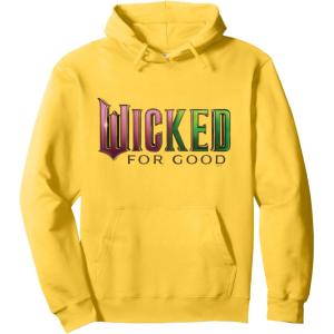 imageWicked For Good Pink To Green Logo Pullover HoodieLemon Yellow