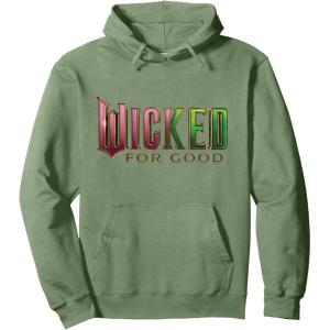 imageWicked For Good Pink To Green Logo Pullover HoodieSage Green