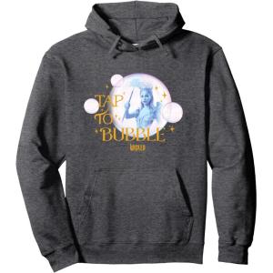 imageWicked For Good Tap to Bubble Pullover HoodieDark Heather Grey