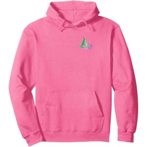 imageWicked For Good Two Halves of the Whole Heart Front ampamp Back Pullover HoodieBright Pink