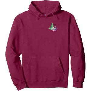 imageWicked For Good Two Halves of the Whole Heart Front ampamp Back Pullover HoodieBurgundy