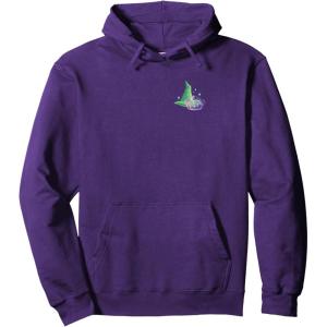 imageWicked For Good Two Halves of the Whole Heart Front ampamp Back Pullover HoodiePurple