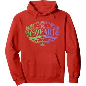 imageWicked For Good Two Halves of the Whole Heart Pullover HoodieRed